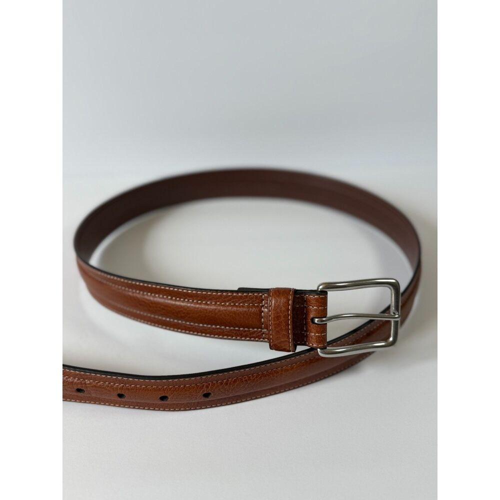 Daniel Cremieux Men's Brown Leather Belt 38